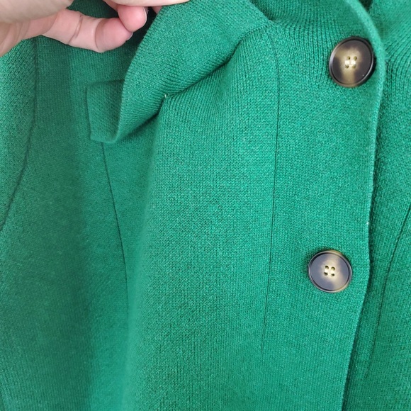 Marble Fashion Green Overshirt Shacket Button Front Cardigan - Picture 5 of 11